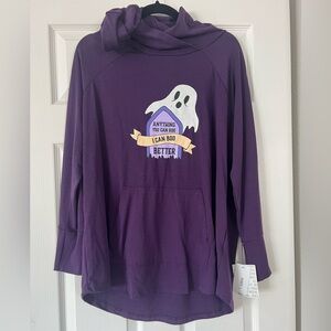 Purple Ghost hoodie
